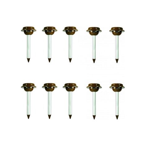 PACK 10X WEITECH Répulsifs Solaires Anti-serpent Lézar Jardin Repousse Serpent (1/2)