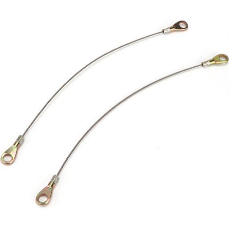 Durable Tailgate Cable Hook Replacement for Mule 3000 3020, 2pcs Tailgate Fire Compatible with AYP Fit for Lawn Tractor. (1/4)