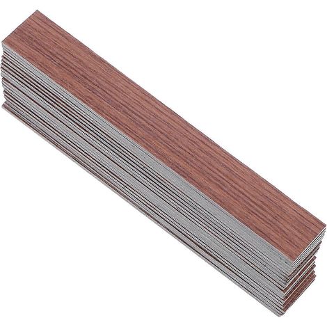 Carreaux de sol miniatures pour maison de poupée, en PVC autocollant, rectangulaires, style rétro, lot de 20. (1/5)