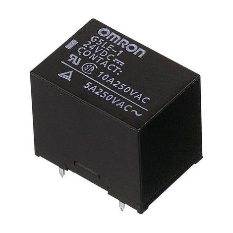 Omron G5LE-1-VD 24 VDC Relais pour circuits imprimés 24 V/DC 8 A 1 inverseur (RT) 1 pc(s) S72695