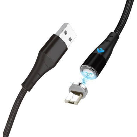 Cable carga rapida magnetico micro usb