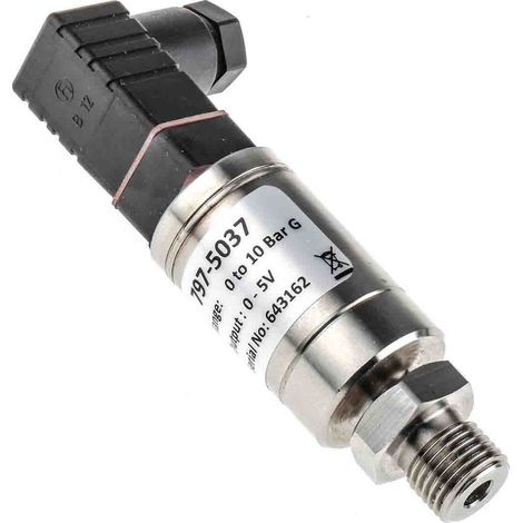 Capteur de pression, Relative 10bar max, pour Air, Gaz, Liquide Hydraulique, Liquide, Eau, G1/4, 932 V c.c., ( Prix pour 1 ) (1/3)