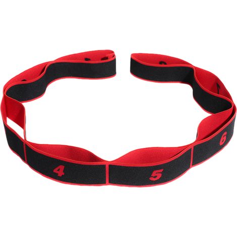 Lot de bandes élastiques de fitness yoga, ceinture extensible pour danse latine, sangle de traction pour entraînement, exercice adulte et enfant (1/3)