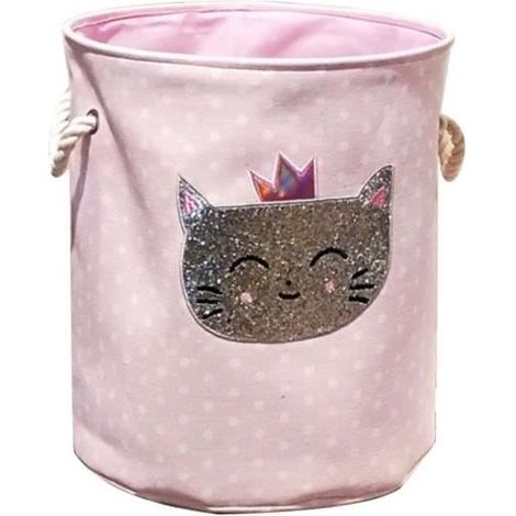 Corbeille à Linge – Ohne Marke – Zusammenklappbar – Widerstandsfähiger Stoff – 35x40 cm – Rosa