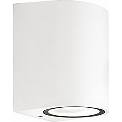 Applique esterno gea led vejo m ges900 gu10 led ip44 lampada parete monoemissione moderno
