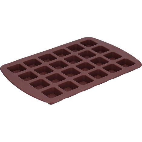 Silikonform für Schokolade und Süßigkeiten, 24 Mulden, handgefertigte Cupcake-Form, Backutensil (1/5)