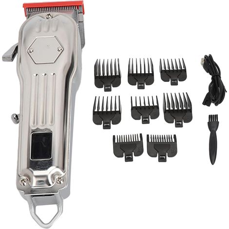 Tondeuse à Cheveux électrique Kit de Toilettage Professionnel Tondeuse à Cheveux Rechargeable Haute Performance avec Affichage LED pour Hommes Femmes Utilisation en Salon (1/5)