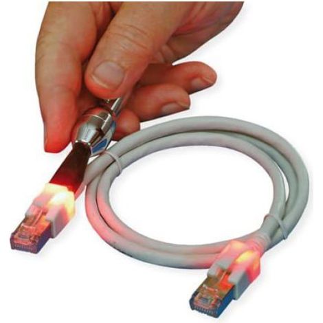 Câble Ethernet Cat 6 - SFTP - 1 m - RJ45 Blindé Mâle à Mâle - 500 MHz - Jaune - LSOH (1/4)
