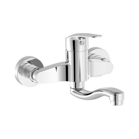 TRES 21632020 COCINA BASIC Grifo Monomando Mural - ref: 21632020 (1/2)