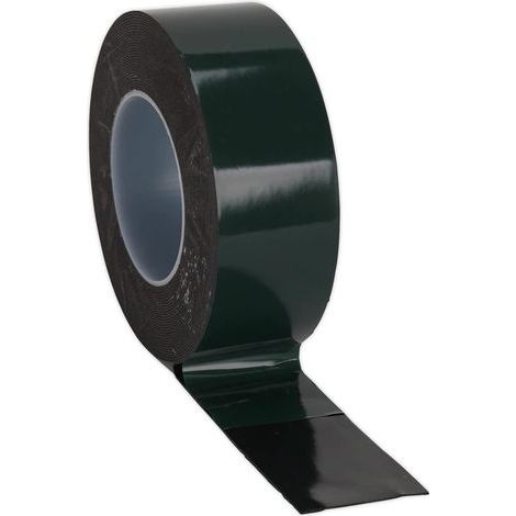 ruban mousse adhésif double face 50 mm x 10 Mtr Vert Dos