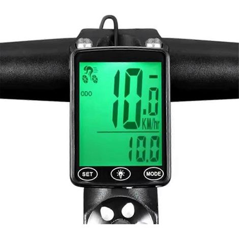 Kabelloser Touchscreen-Fahrradcomputer, schwarz, für Mountainbikes (1/5)