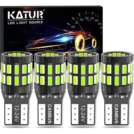 194 W5W 168 2825 T10 LED CANBUS sans Erreur Glace Bleue LED Ampoule 30-SMD 3014 12-24V Remplacement Lumière de Plaque d'immatriculation de Porte de Carte de dôme de Voiture (1/5)