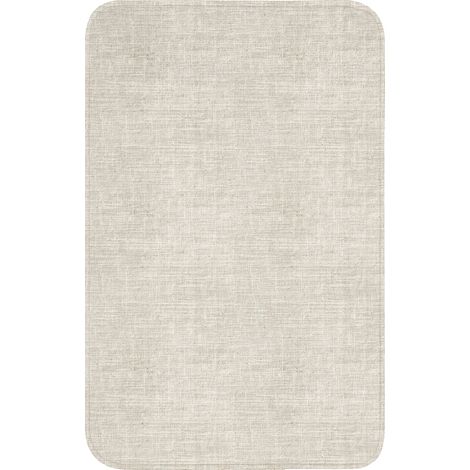 TAPPETINO PER WC Lino - Struttura - Beige 50x80 cm