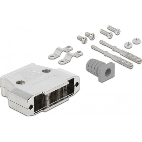 DeLOCK Carcasa metálica para conector D-Sub 25
