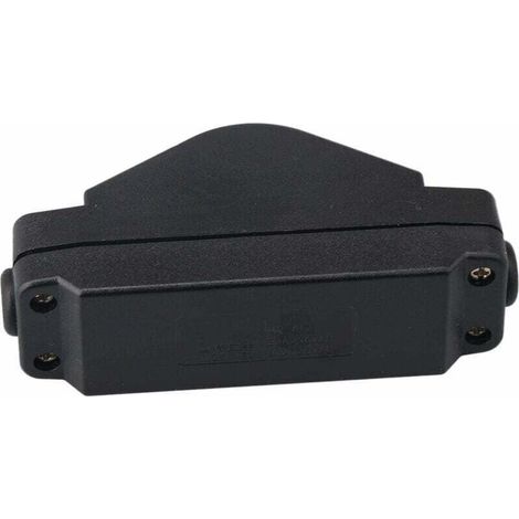 Interruptor de botón en línea IP65, resistente al agua, color negro, encendido/apagado, 30 A, 220 V