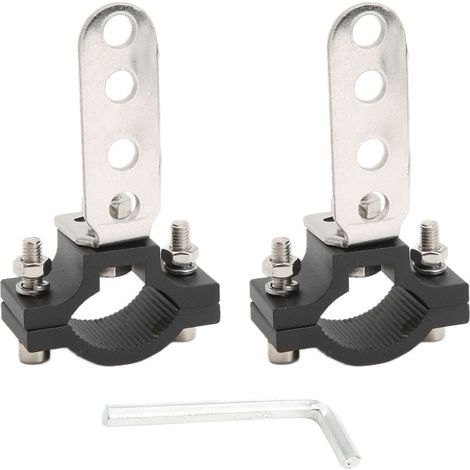 LED Light Bar Brackets 1.2in Bull Bar Tube Work Lamp Mounting Clamp for Motorcycle Truck SUV ATV (1/4)