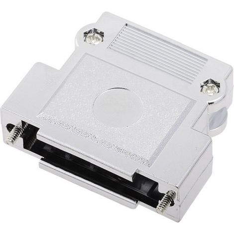encitech DFCK 25-M-K 1520-0105-03 D-SUB Gehäuse Polzahl: 25 Kunststoff, metallisiert 180 ° Silber 1