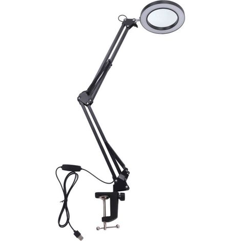 Lampe de Bureau LED, Lampe de Travail LED Multifonctionnelle de Type Pince 5X pour Réparation Industrielle (1/4)