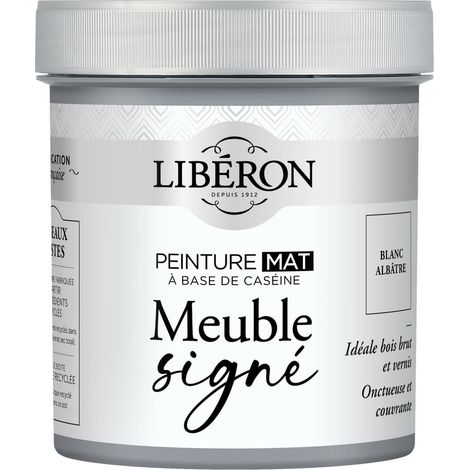 Peinture meuble à base de caséine LIBERON Blanc albâtre mat 500 ML (1/5)
