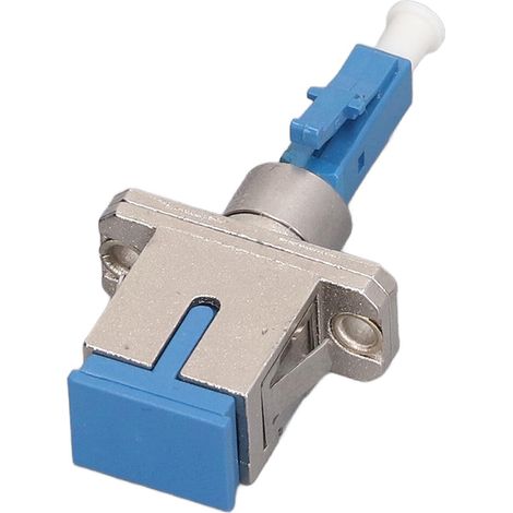 Adaptateur hybride fibre optique LC mâle vers SC femelle monomode 9/125µm compatible avec photomètre optique et localisateur de défaut visuel (1/5)