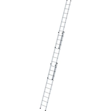 MUNK Aluminium-Schiebeleiter 3-teilig ohne Traverse 3x10 Sprossen (1/3)