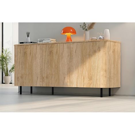 Buffet MURANO 3 portes – Finition Chêne naturel (1/4)