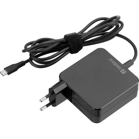 Cargador de CA USB-C Sandberg PD65W UE 1M, 135-79