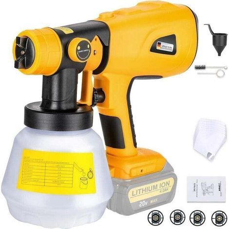 Dewalt 20V Cordless Paint Sprayer, HVLP Cordless Power Tool, Paint Gun (1/4)