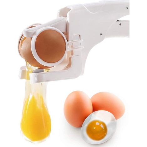 Casse-œufs sans séparateur, ustensile de cuisine pour cadeau (1/4)