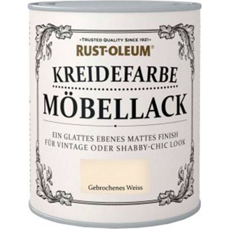 Rust-Oleum Kreidefarbe Möbellack 750 ml gebrochenes weiß Innen