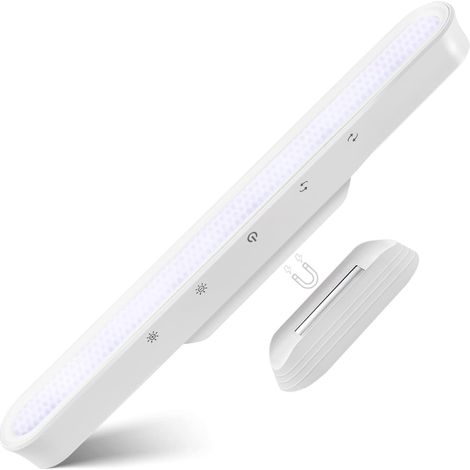 Illuminazione sottopensile wireless a 56 LED – Controllo touch, magnetica, ricaricabile tramite USB-C, temperatura di colore regolabile (1/4)