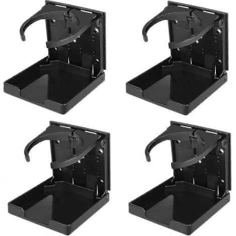 Porte-gobelet pliable et réglable, lot de 4 porte-gobelets extensibles pour voiture, bateau et camion, avec vis, accessoires pour voiture et camion. (1/4)