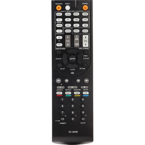 Mando RC803M para Amplificador de Audio Vídeo ONKYO TXNR609, TXNR609B, HTS7409 y HTS8409 (1/5)