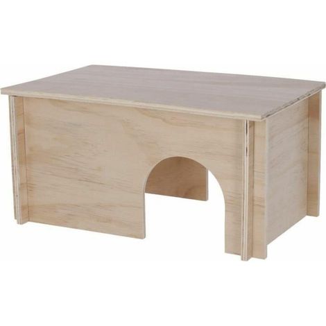 Kerbl 81829 Beiges Haus für Nager, komfortabel und robust