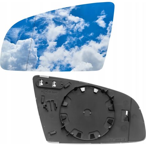 Specchietto retrovisore sinistro riscaldato, inserto per Audi A3 8P 2003-2008