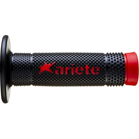 Manopole Ariete Off-road Vulcan SENZA foro (115 MM) nero rosso (12)