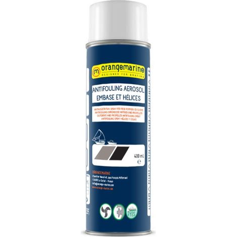 Antifouling aerosol embase et hélices - ORANGEMARINE - gris - 400 ml