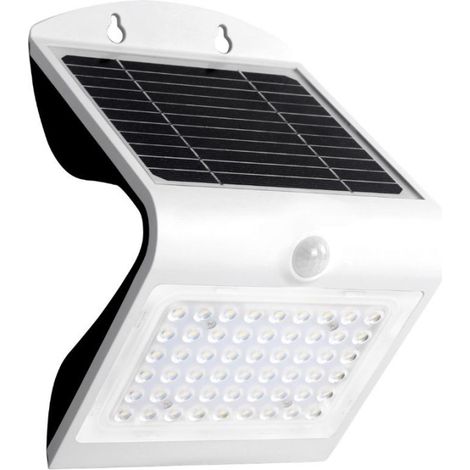 Projecteur LED solaire - Mural - 4 W - IP65 - 500 lm - Butterfly - 401067 - Xeta - Blanc