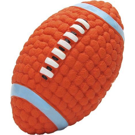 Balle de football en latex pour chien - Jouet sonore interactif pour mâcheurs intensifs (1/5)
