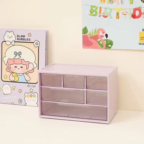 SJLERST Organisateur de Tiroir de Bureau, Multifonctionnel élégant pour Coiffeuse, école, Bureau avec Gain de Place (1/5)