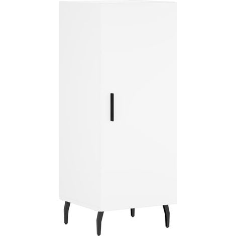 Credenza buffet cassettiera mobile contenitore organizer cucina soggiorno soggiorno 34,5 x 34 x 90 cm derivati del legno bianco 020030262