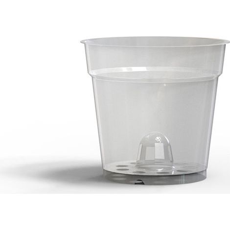 10 pièces Pot Fleurs Transparents Plastique Pot de Fleur,3.5" (1/5)
