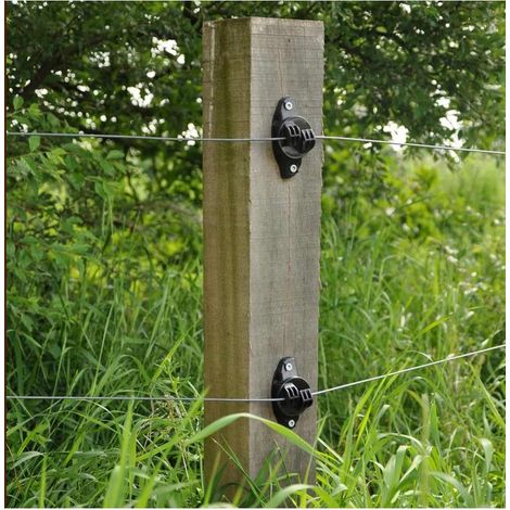 Isolateur W 175 pièces: Isolateurs Gallagher W-ring pour poteaux en bois, fil ou corde 25 à 175 pièces
