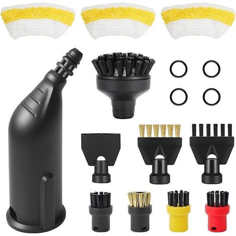 Für Kärcher Dampfreiniger Zubehör Easyfix SC1 SC2 SC3 SC4 SC5, Verlängerungsdüse, Gelenkbürste, Mikrofasertücher (1/5)