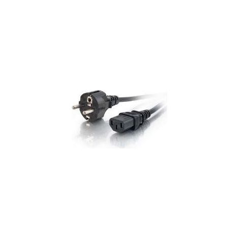 C2G - Kabel (CEE7/7 Schuko, C13-Kupplung, Stecker/Buchse, Schwarz) (1/4)