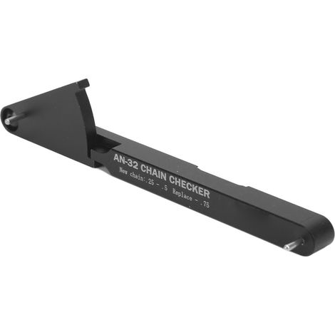 Indicateur d'usure de chaîne de vélo multifonctionnel, instrument de mesure et de réparation (noir) (1/5)