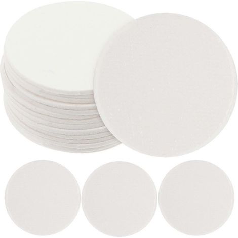 100 feuilles déshydratantes blanches pour bocaux alimentaires (3 x 3 x 0,1 cm) - Absorbeurs d'humidité - Blanc (1/5)