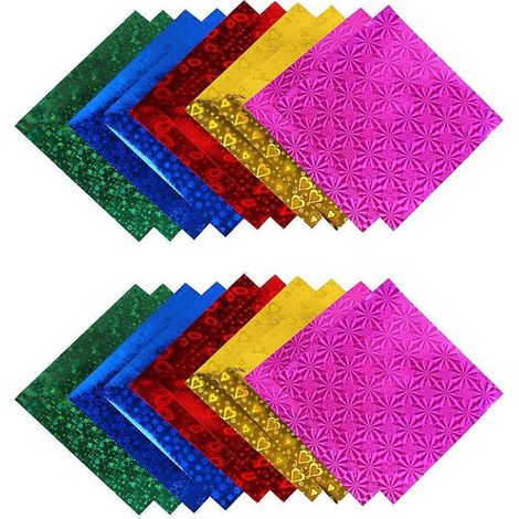 100 feuilles de papier origami à plier et à colorier pour enfants-15.00X15.00X0.10CM (1/4)