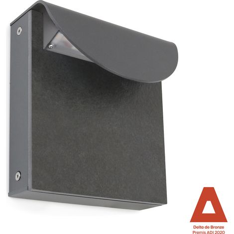 Applique DION IP65 LED SMD 8.50W 1500lm(558lm) CRI80 3000K 120º Neolith Nero Zimbabwe (1/5)