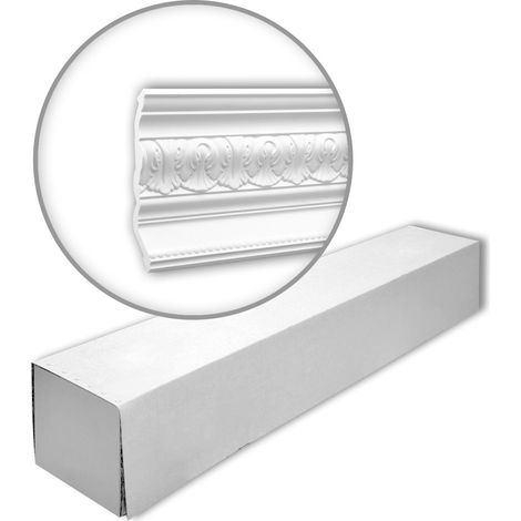 Profhome 150201 1 Scatola 4 pezzi Cornice soffitto parete 8 m